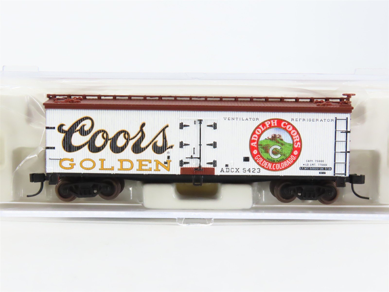 N Scale Atlas NSC-ATL-07-22 ADCX Coors Golden Billboard Reefer #5423