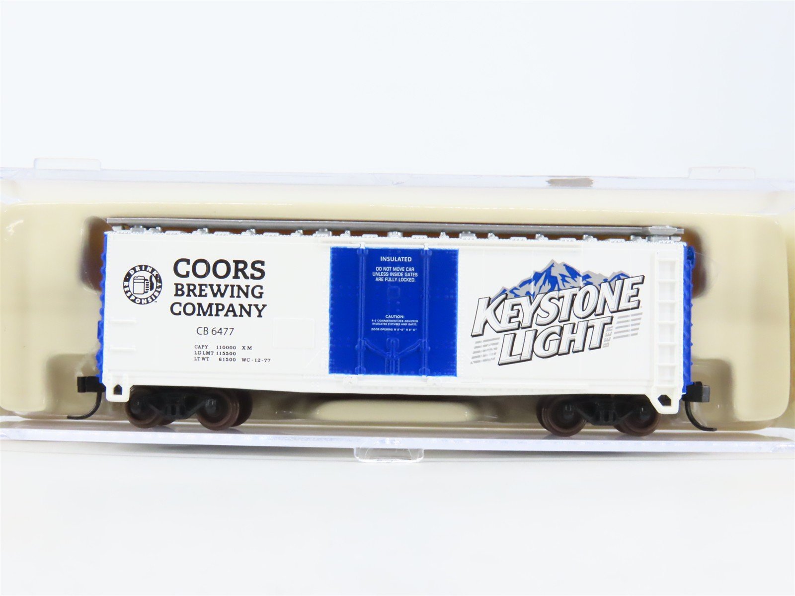 N Atlas NSC-ATL07-09 CB Coors Brewing Keystone Light Plug Door Box Car #6477