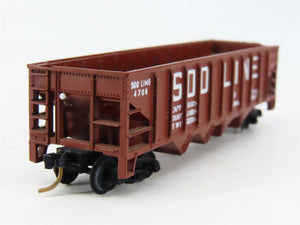 N Scale AHM Minitrains 4363 SOO Line 4-Bay Open Hopper #4709