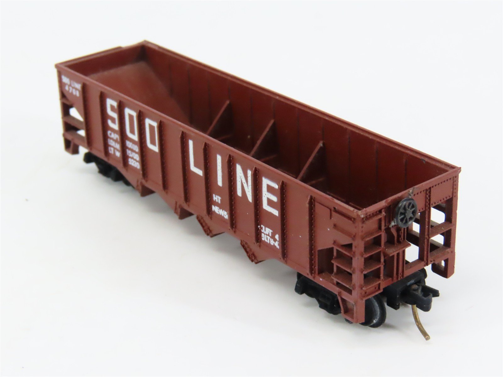 N Scale AHM Minitrains 4363 SOO Line 4-Bay Open Hopper #4709