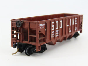 N Scale AHM Minitrains 4363 SOO Line 4-Bay Open Hopper #4709