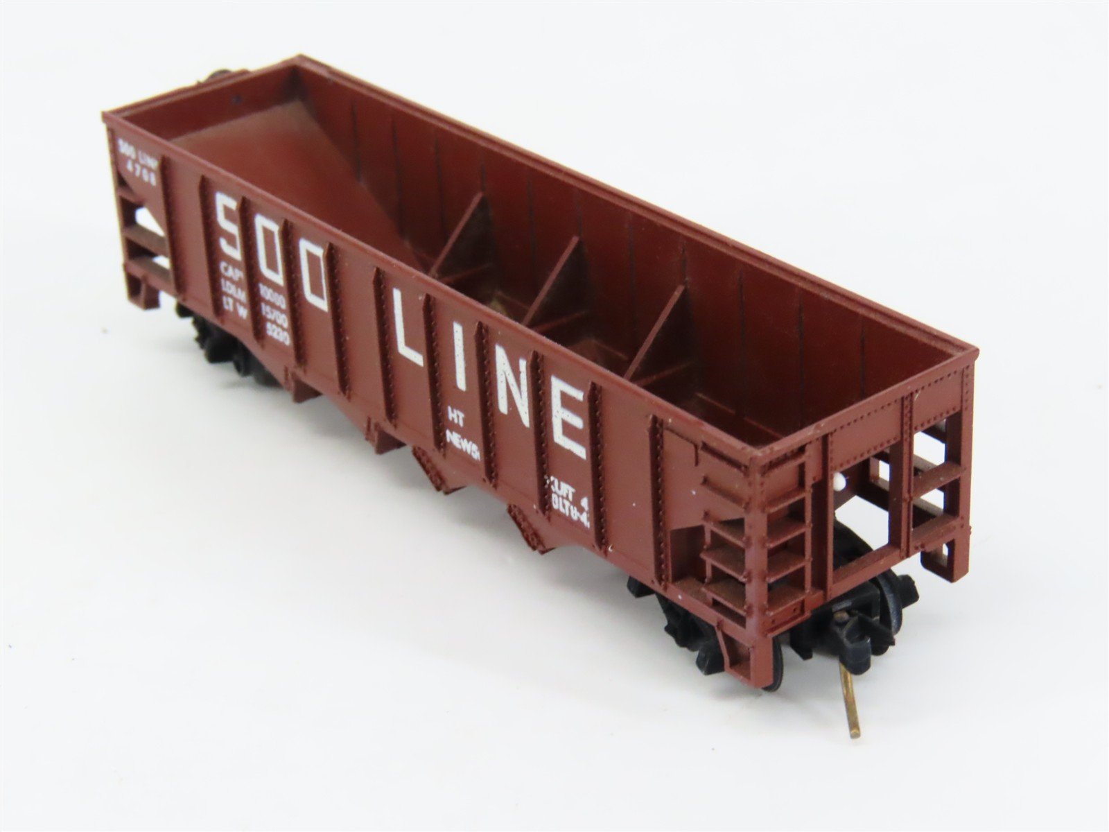 N Scale AHM Minitrains 4363 SOO Line 4-Bay Open Hopper #4709