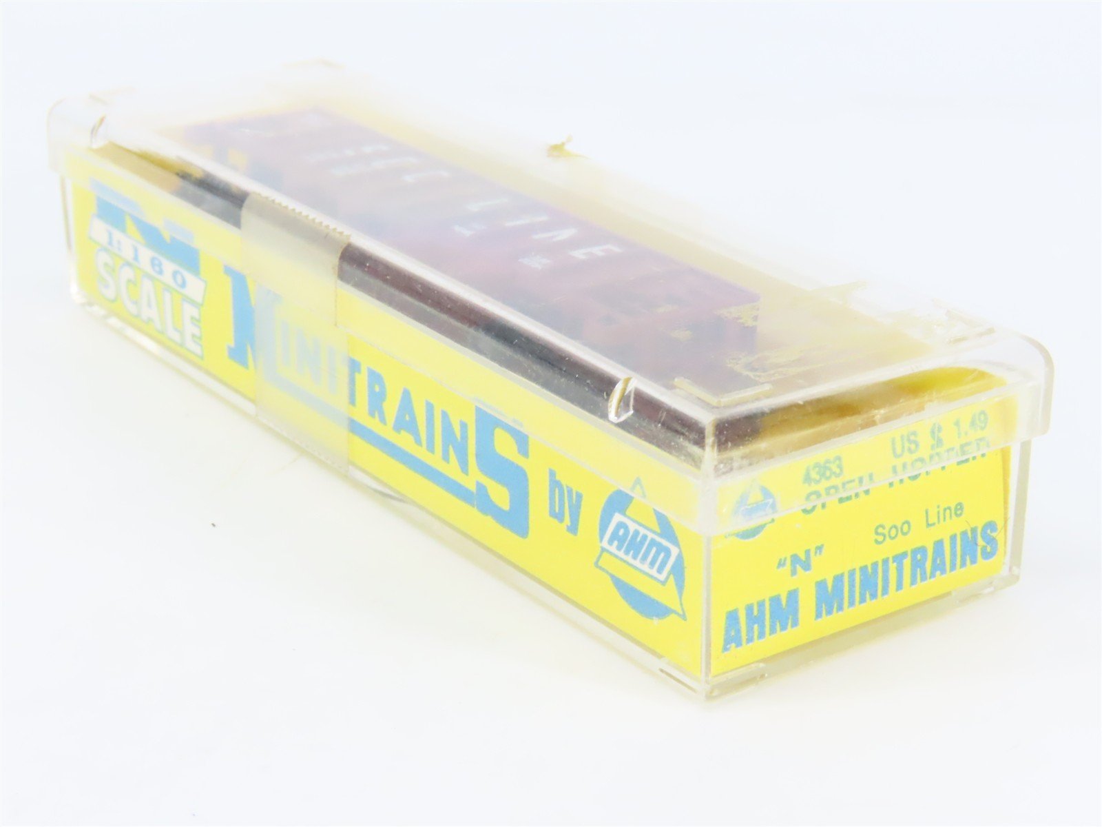 N Scale AHM Minitrains 4363 SOO Line 4-Bay Open Hopper #4709