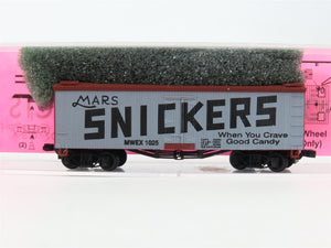 N Scale Roundhouse 8701 MWEX Mars Snickers 36' Old Timer Billboard Reefer #1025