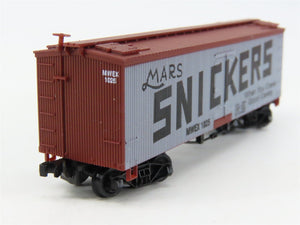 N Scale Roundhouse 8701 MWEX Mars Snickers 36' Old Timer Billboard Reefer #1025
