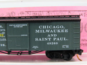 N Scale Roundhouse 8754 CM&SP Lindsay Brothers 36' Billboard Box Car #48268