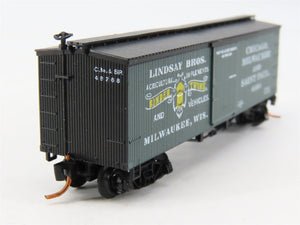 N Scale Roundhouse 8754 CM&SP Lindsay Brothers 36' Billboard Box Car #48268