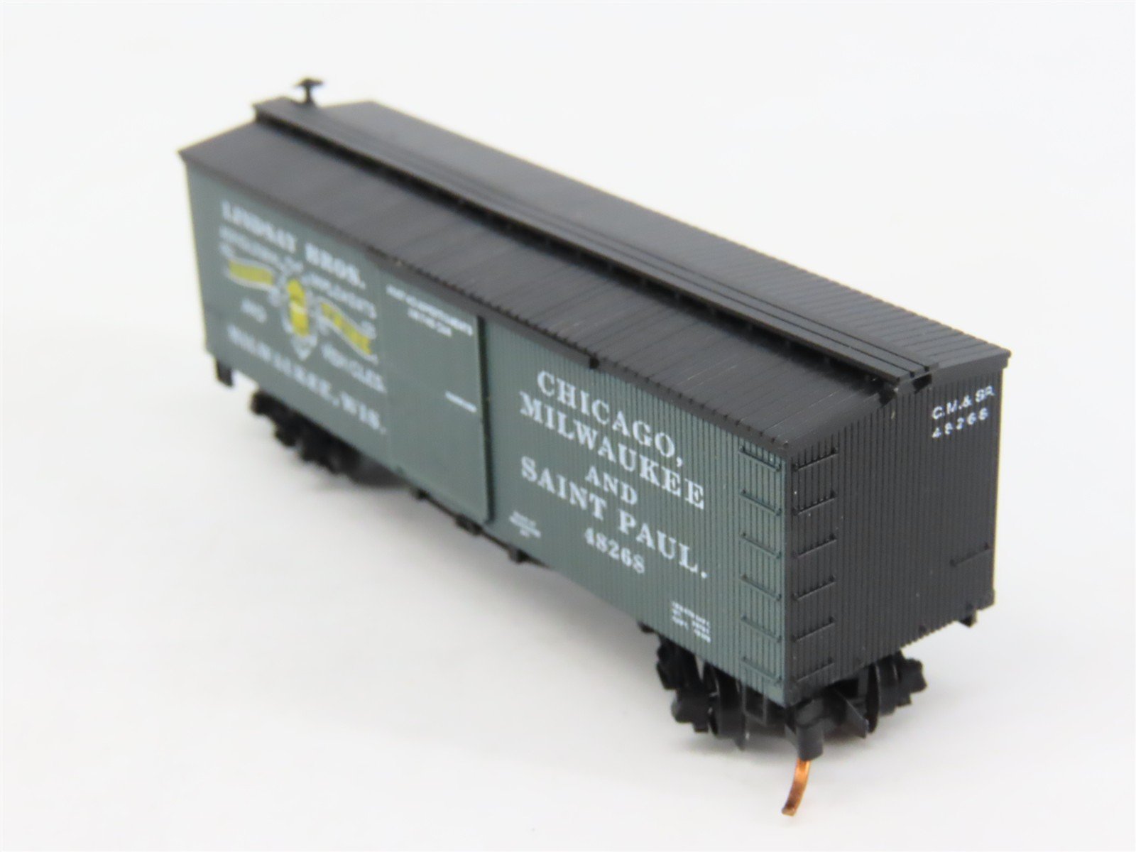 N Scale Roundhouse 8754 CM&SP Lindsay Brothers 36' Billboard Box Car #48268