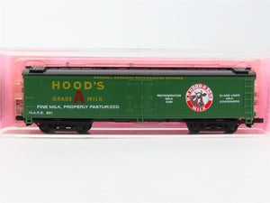 N Scale Roundhouse 8278 GARE Hood's Grade A Milk 50' Express Reefer #801