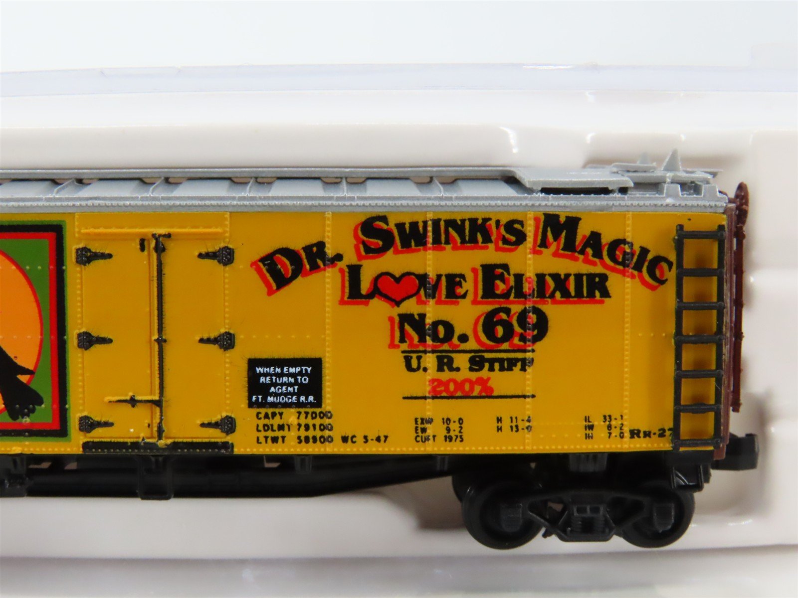 N Scale U. R. Stiff Dr. Swink's Magic Love Elixir No. 69 Old Croak Reefer #200%