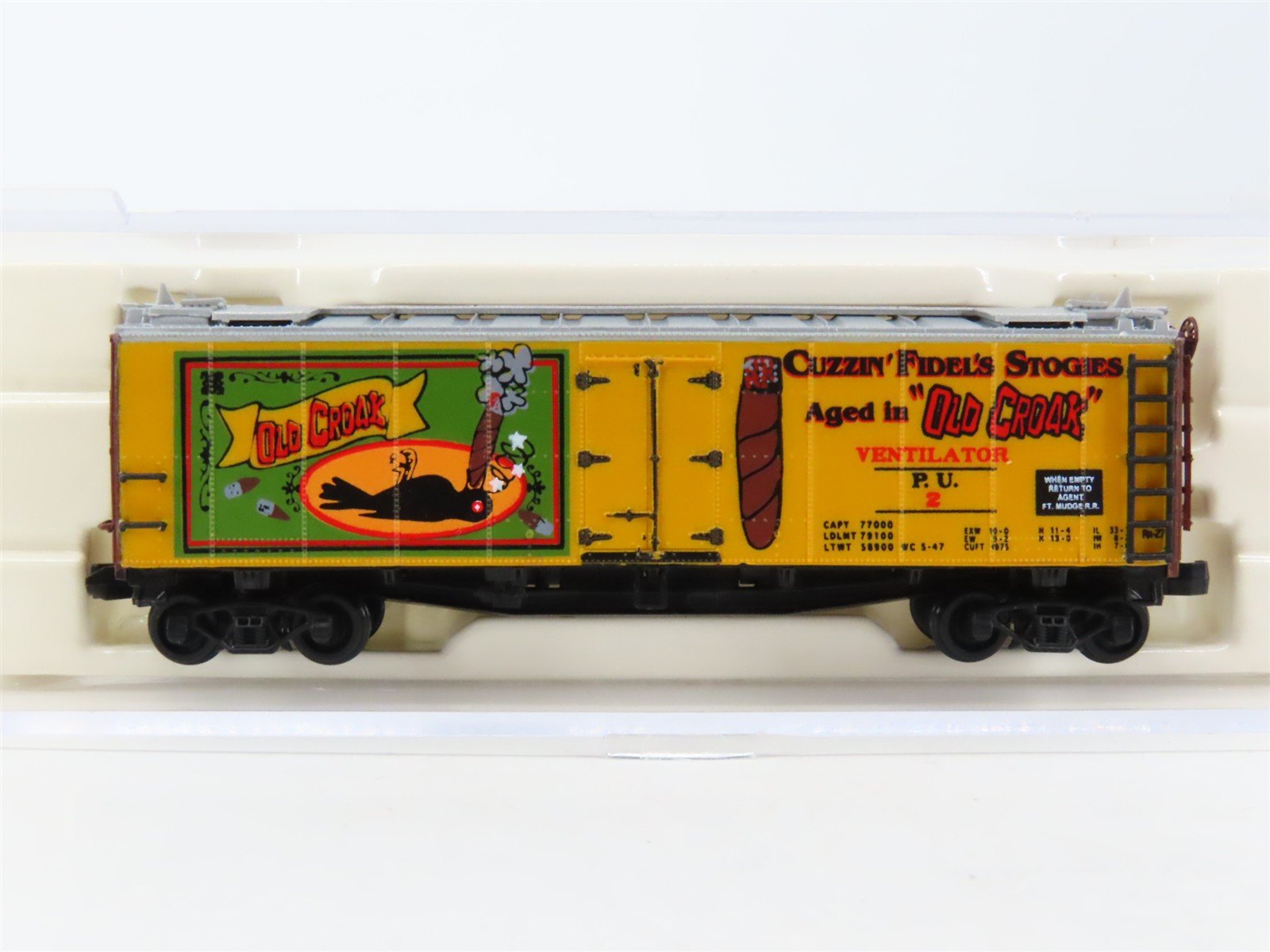 N Scale P.U. Cuzzin' Fidel's Stogies Aged in 