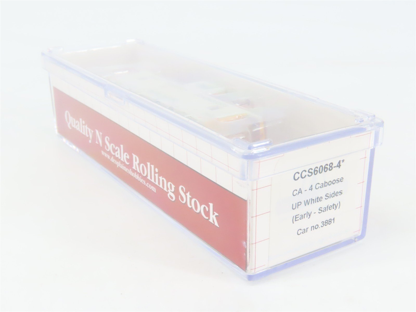 N Scale Centralia Car Shops CCS6068-4* UP Union Pacific Railroad Caboose #3881