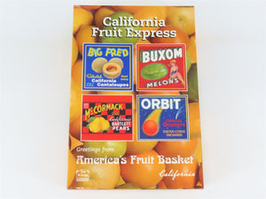 The N Scale Collector NSC California Fruit Express Reefers Set of 4 - Sealed