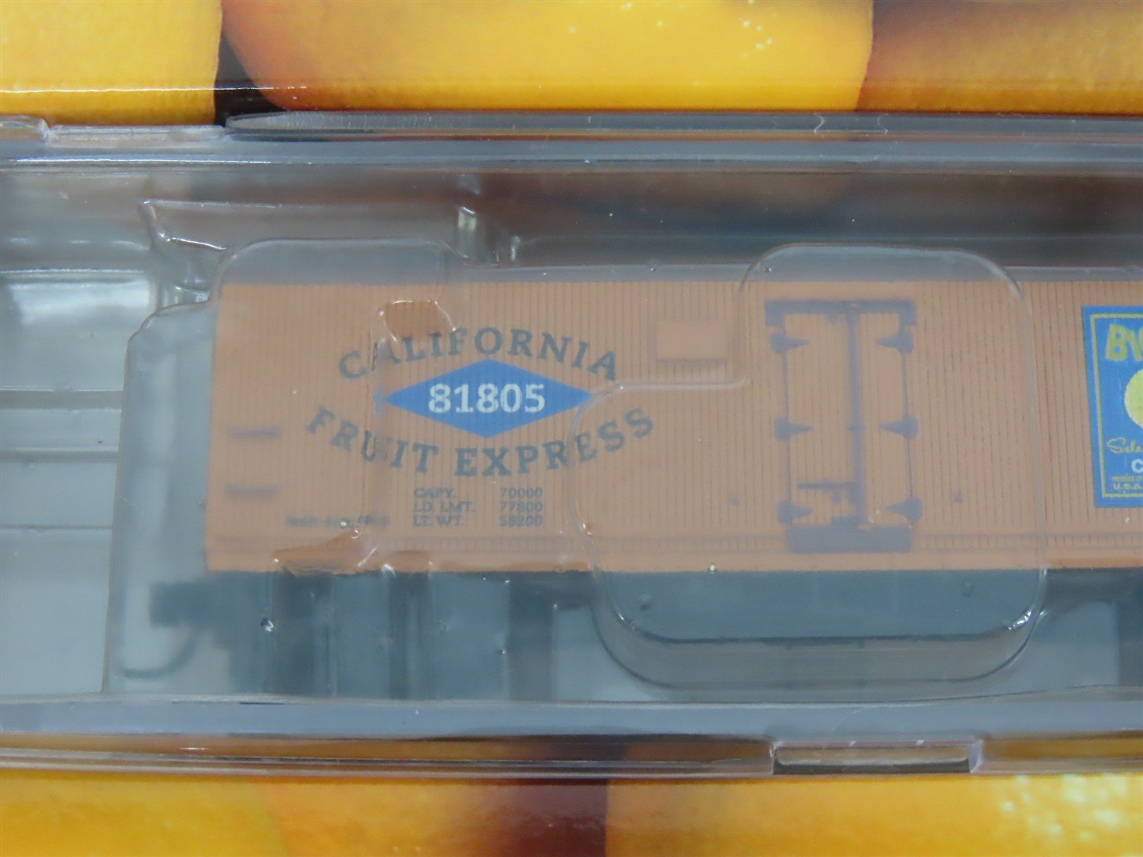 The N Scale Collector NSC California Fruit Express Reefers Set of 4 - Sealed