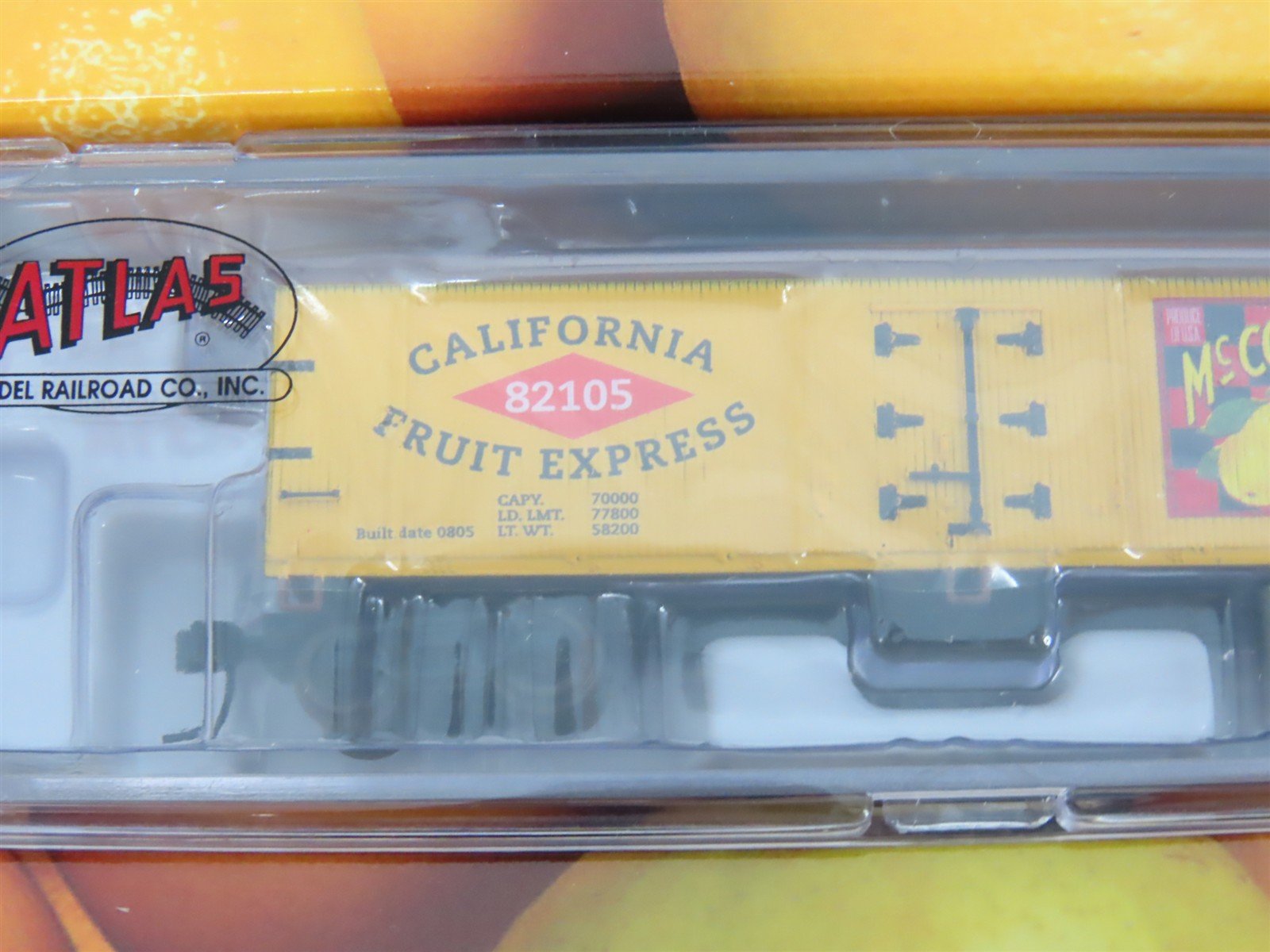 The N Scale Collector NSC California Fruit Express Reefers Set of 4 - Sealed