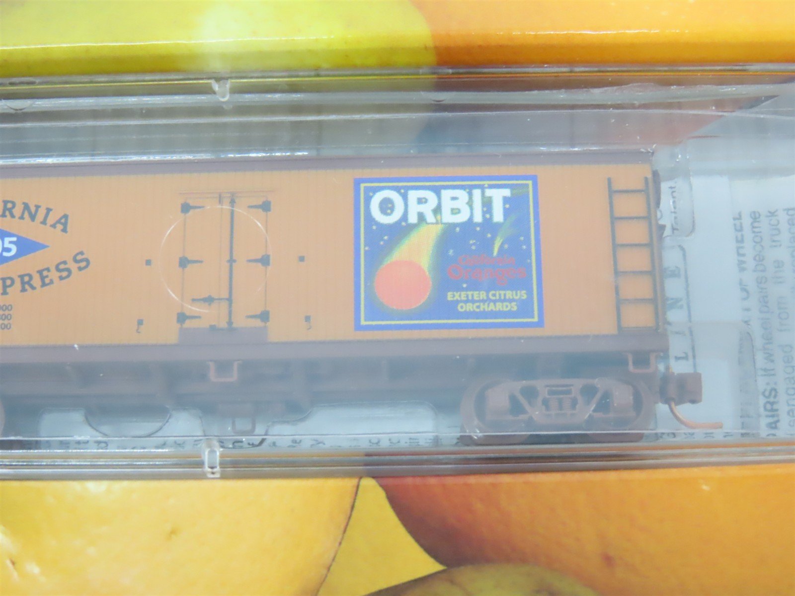 The N Scale Collector NSC California Fruit Express Reefers Set of 4 - Sealed