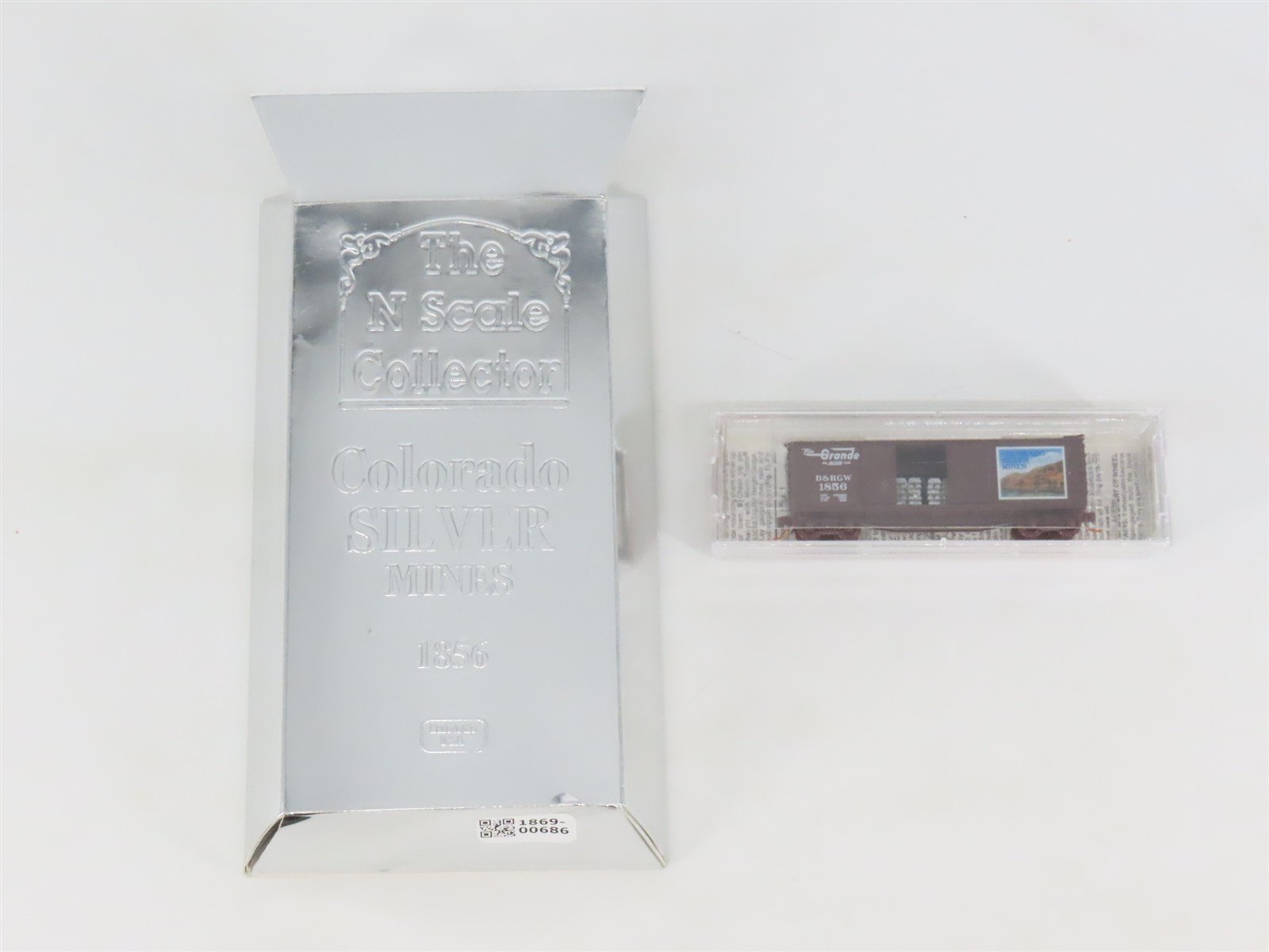 N Scale Micro-Trains MTL NSC 06-96 D&RGW Colorado Silver Mines Box Car #1856
