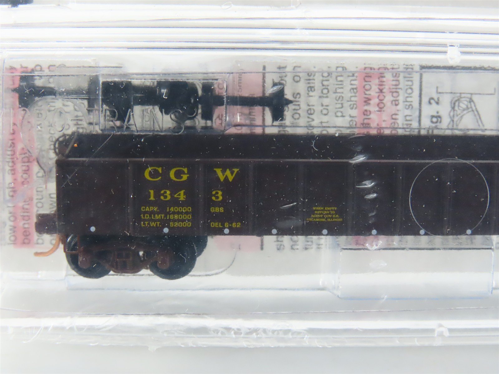 N Micro-Trains MTL CGW/URTX Chicago Great Western Box Car/Reefer/Gondola 3-Pack