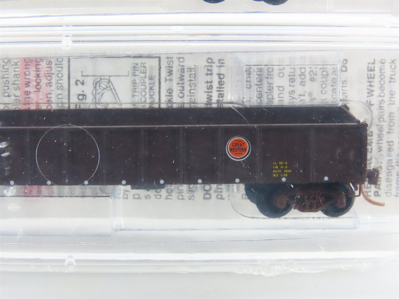 N Micro-Trains MTL CGW/URTX Chicago Great Western Box Car/Reefer/Gondola 3-Pack