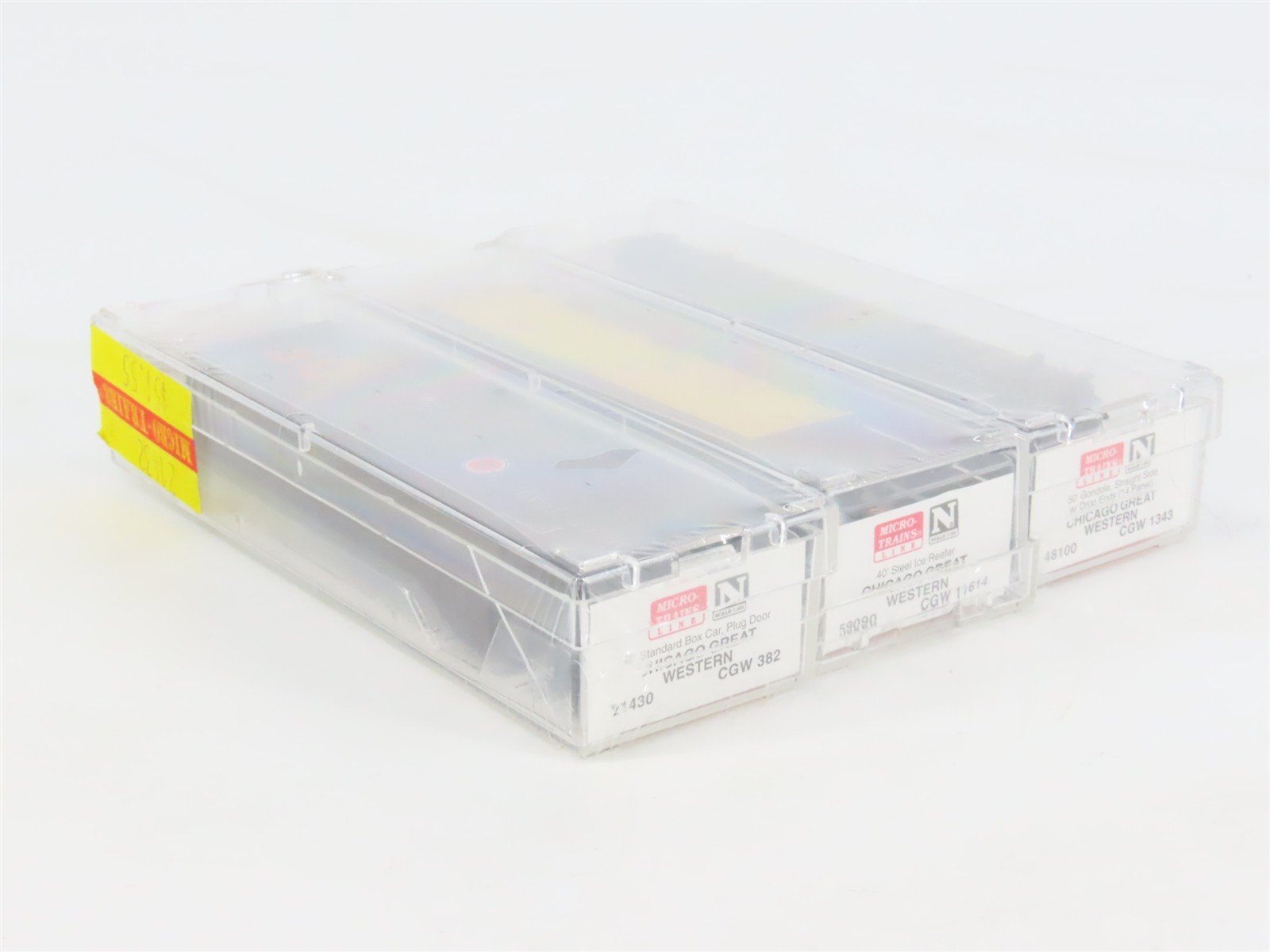 N Micro-Trains MTL CGW/URTX Chicago Great Western Box Car/Reefer/Gondola 3-Pack