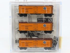 N Scale Micro-Trains MTL 59012 PFE Pacific Fruit Express 40' Reefers 3-Pack