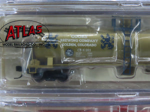 N Scale Atlas NSC CB Coors Brewing Company Tank Cars 4-Pack Sealed