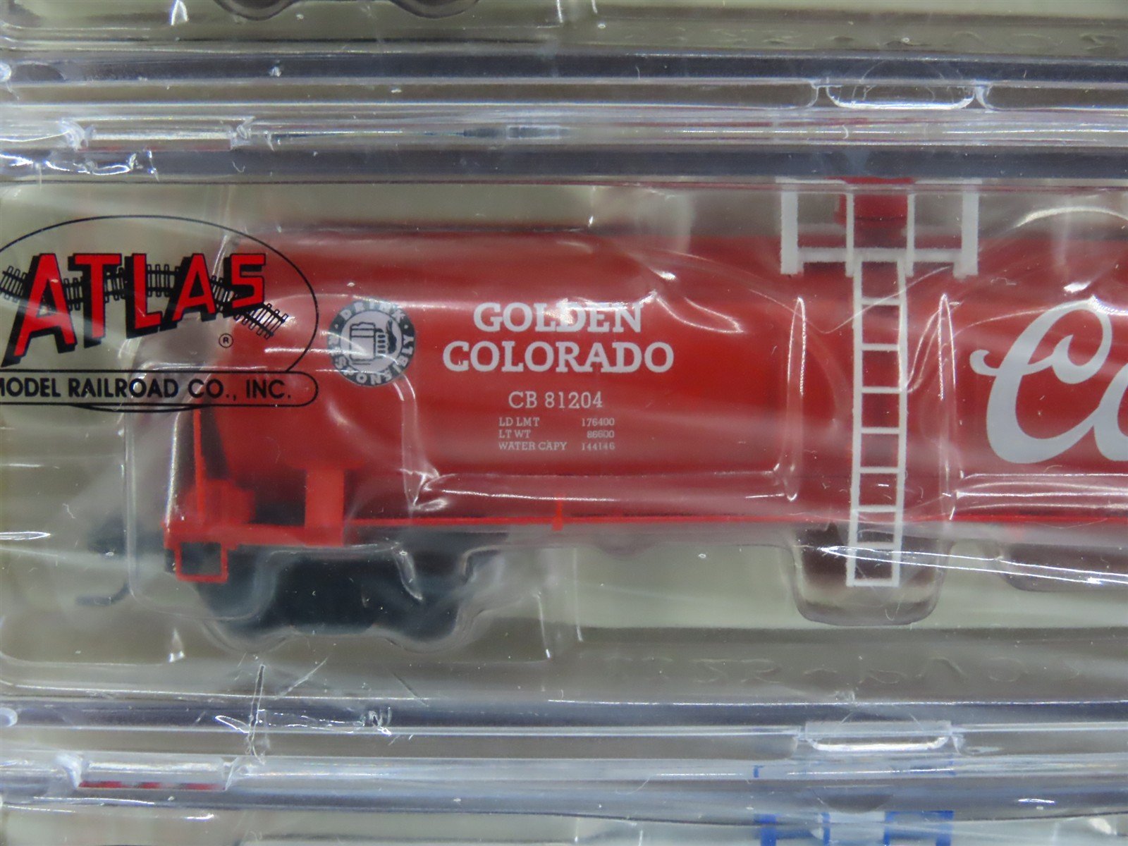 N Scale Atlas NSC CB Coors Brewing Company Tank Cars 4-Pack Sealed