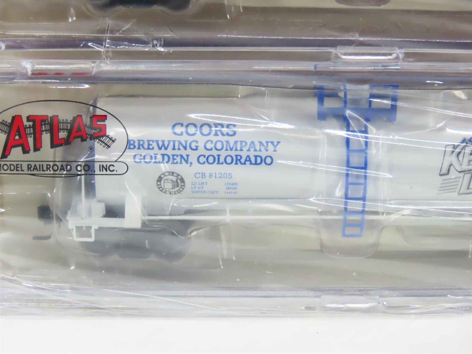 N Scale Atlas NSC CB Coors Brewing Company Tank Cars 4-Pack Sealed