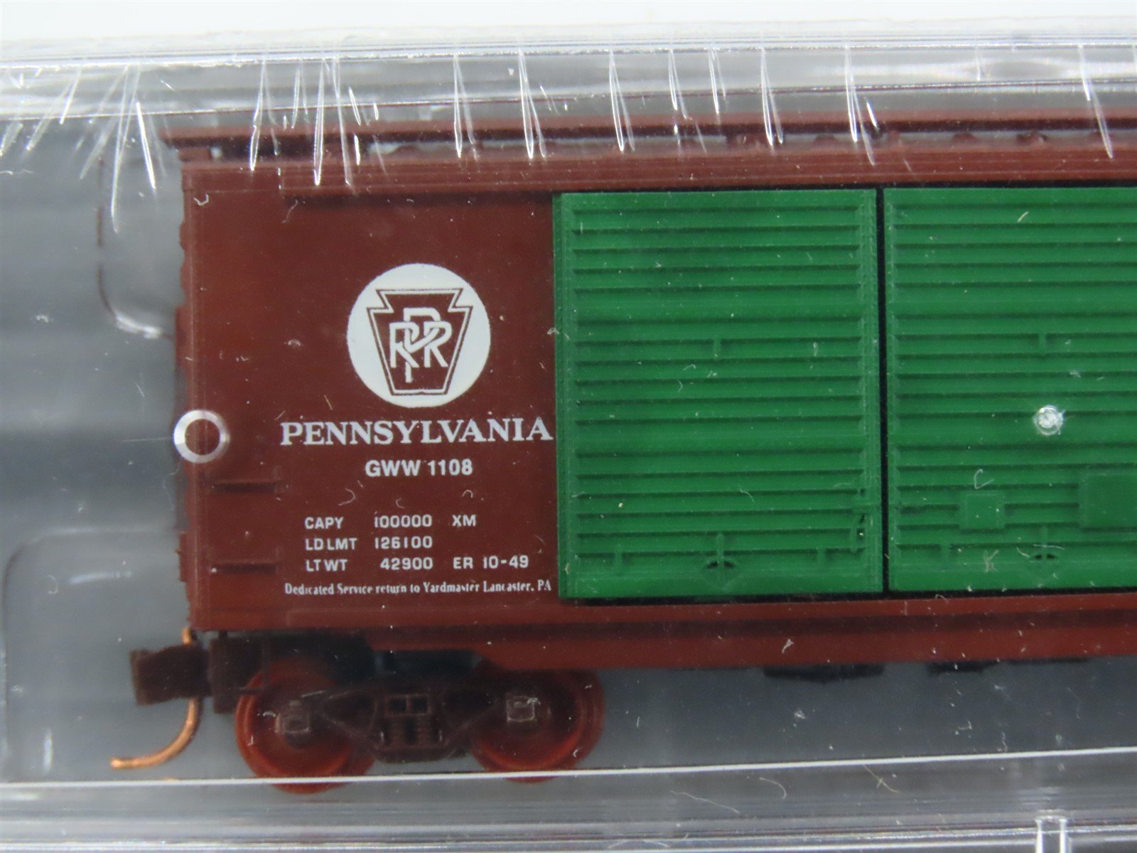 N Scale Micro-Trains MTL NSE 11-06 PRR Gruber Box Car & Flat Car 2-Pack Sealed