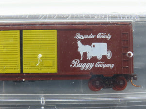 N Micro-Trains MTL NSE PRR Lancaster County Buggy Co. Box Car & Flat Car 2-Pack