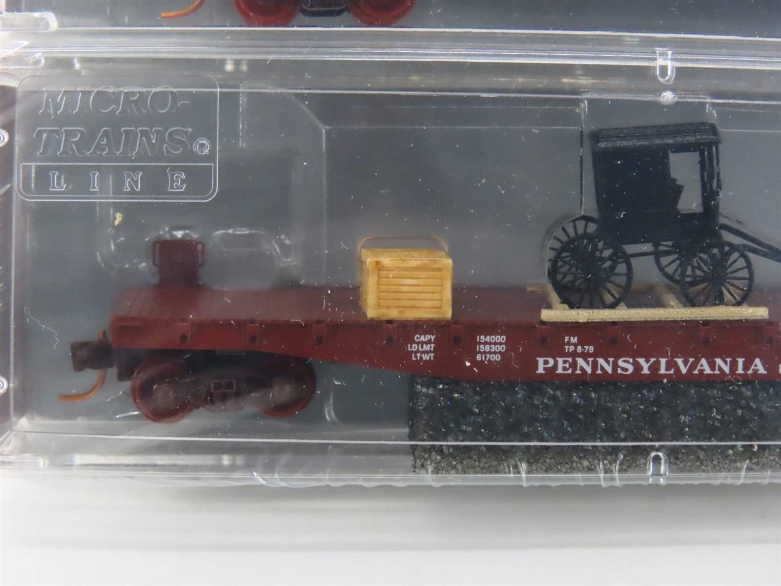 N Micro-Trains MTL NSE PRR Lancaster County Buggy Co. Box Car & Flat Car 2-Pack