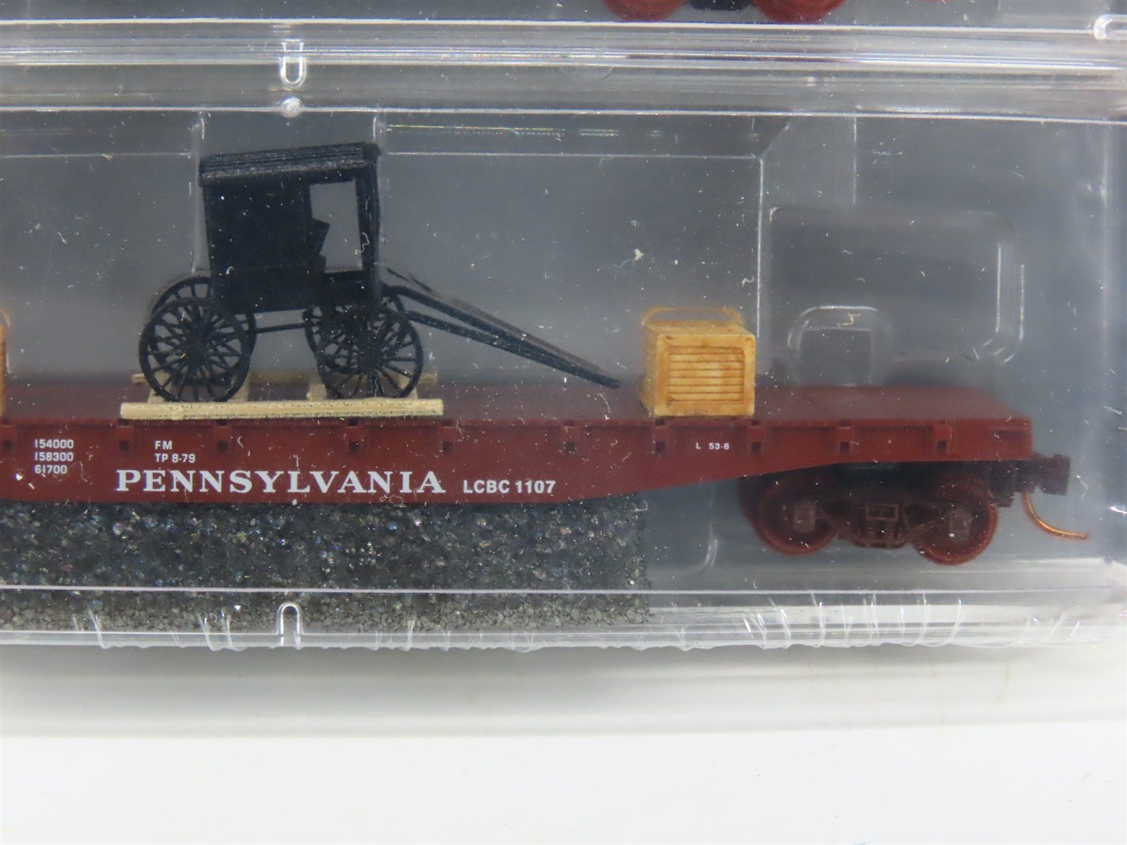 N Micro-Trains MTL NSE PRR Lancaster County Buggy Co. Box Car & Flat Car 2-Pack