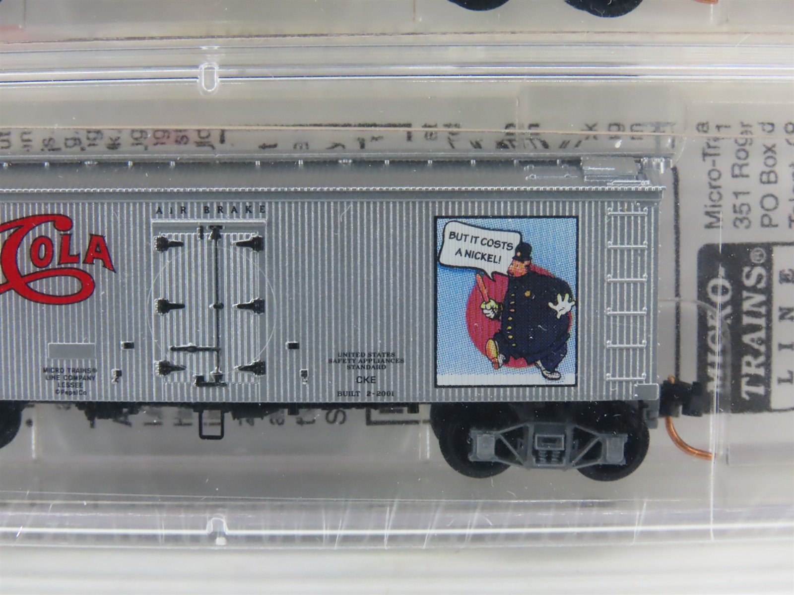 N Scale Micro-Trains MTL 58572 PCEX Pepsi-Cola 36' Ice Reefer 2-Pack Sealed