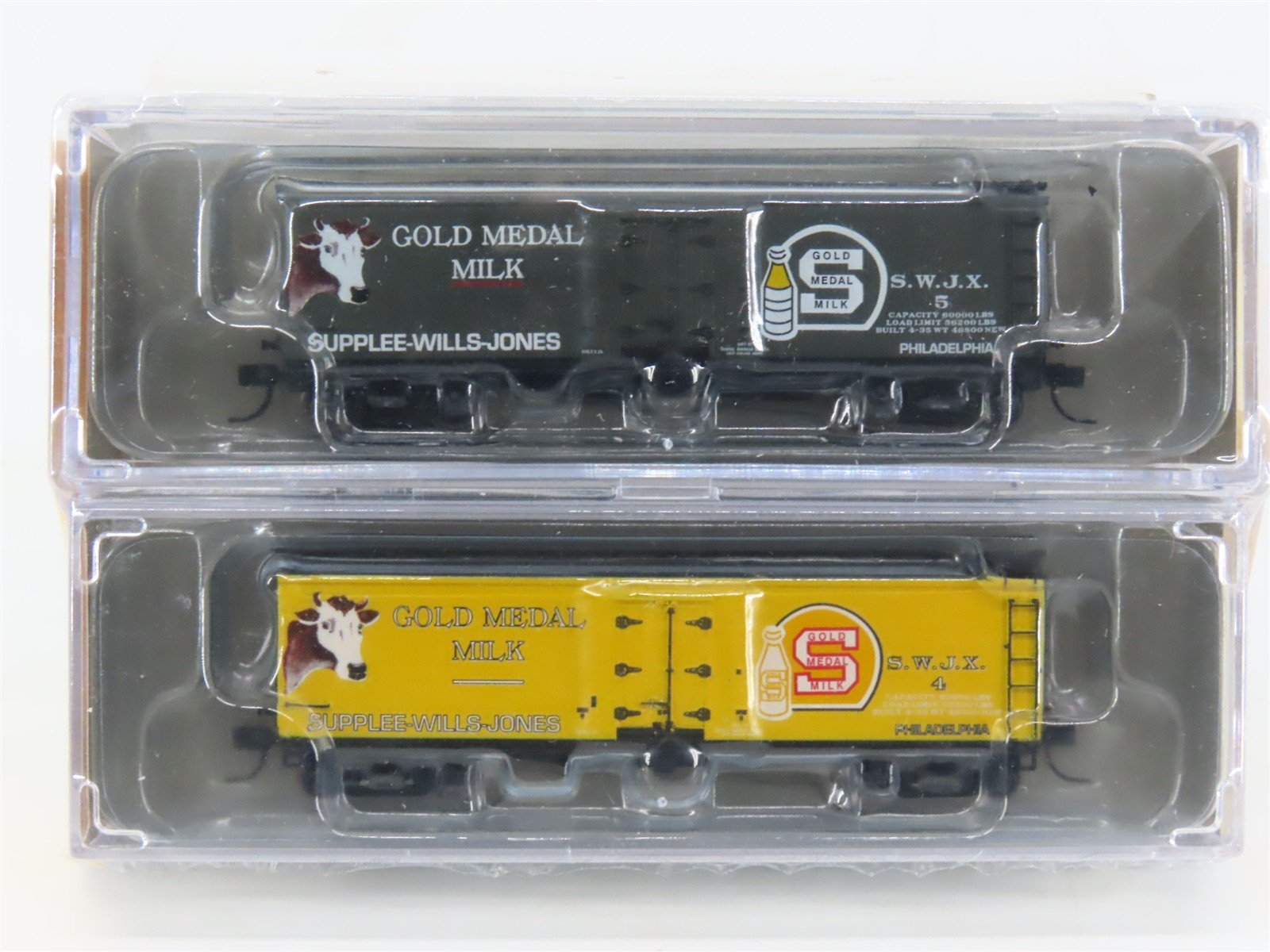 N Scale Athearn NSC ATH 08-02 SWJX Supplee-Willis-Jones Reefers 2-Pack Sealed