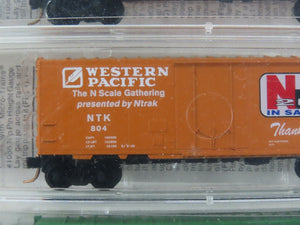 N Micro-Trains MTL Ntrak West Convention N2K In San Jose Box Cars 4-Pack Sealed