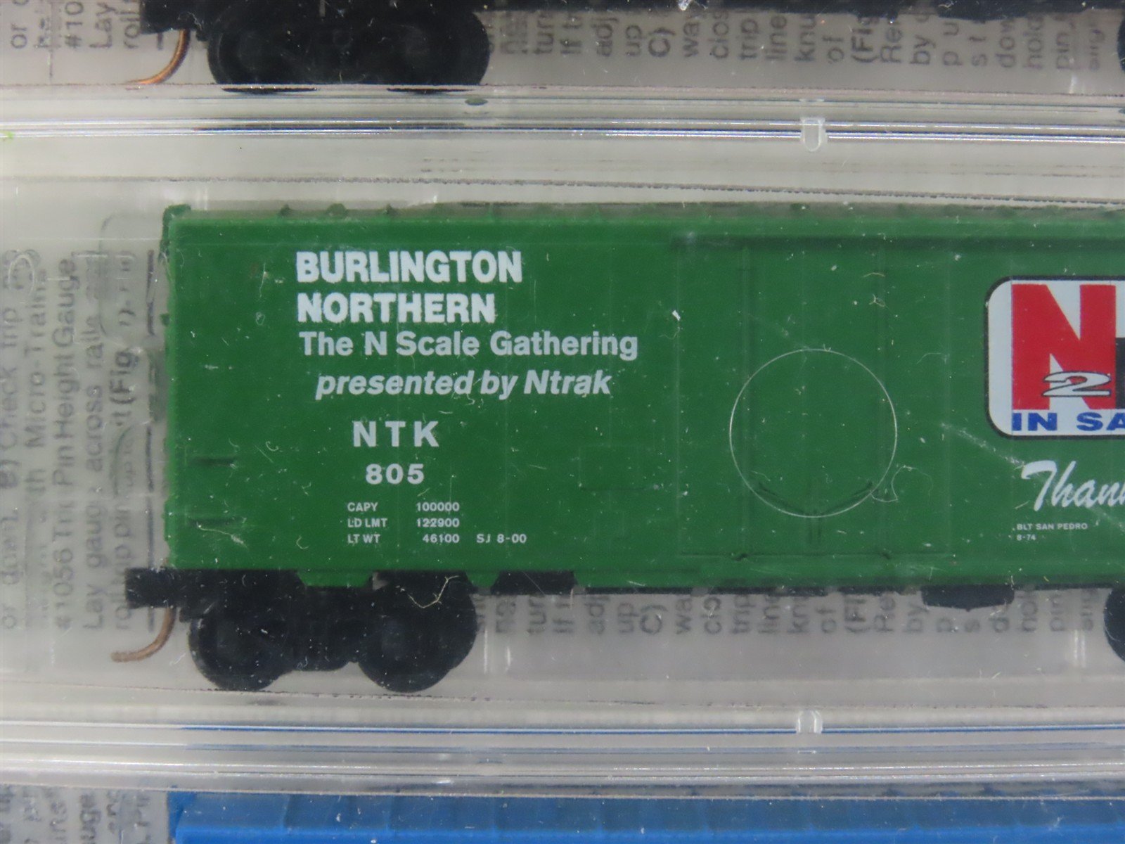 N Micro-Trains MTL Ntrak West Convention N2K In San Jose Box Cars 4-Pack Sealed