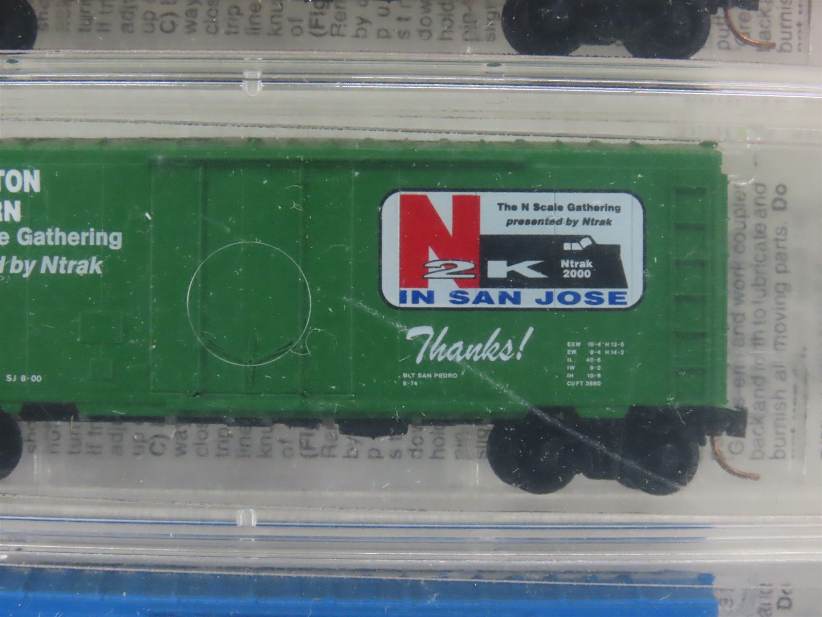 N Micro-Trains MTL Ntrak West Convention N2K In San Jose Box Cars 4-Pack Sealed