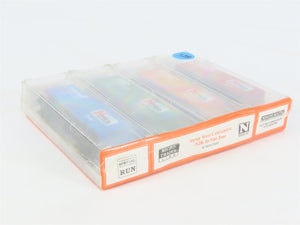 N Micro-Trains MTL Ntrak West Convention N2K In San Jose Box Cars 4-Pack Sealed
