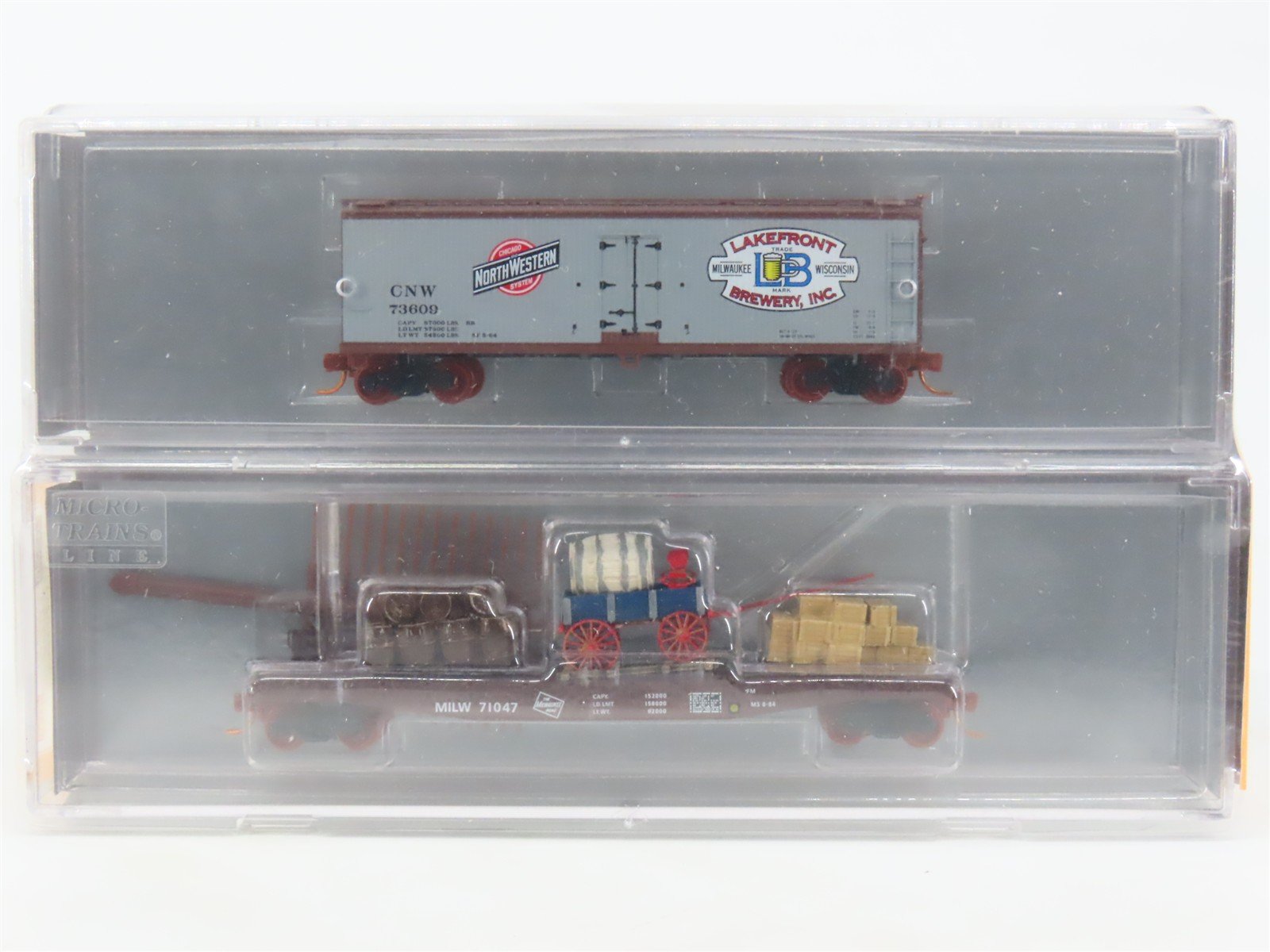 N Micro-Trains MTL NSE 13-109 CNW/MILW Lakefront Brewery Reefers 2-Pack Sealed