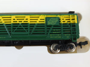 LOT of 2 N Scale Bachmann 53-1015-31 CNW Chicago Northwestern Stock Cars #14311