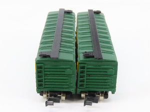 LOT of 2 N Scale Bachmann 53-1015-31 CNW Chicago Northwestern Stock Cars #14311