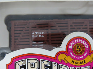 LOT of 3 N Scale Bachmann 53-1015-02 ATSF Santa Fe Wood Stock Car #94134