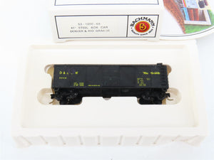 N Scale Bachmann 53-1000-69 D&RGW Rio Grande Railroad 41' Steel Box Car #3949