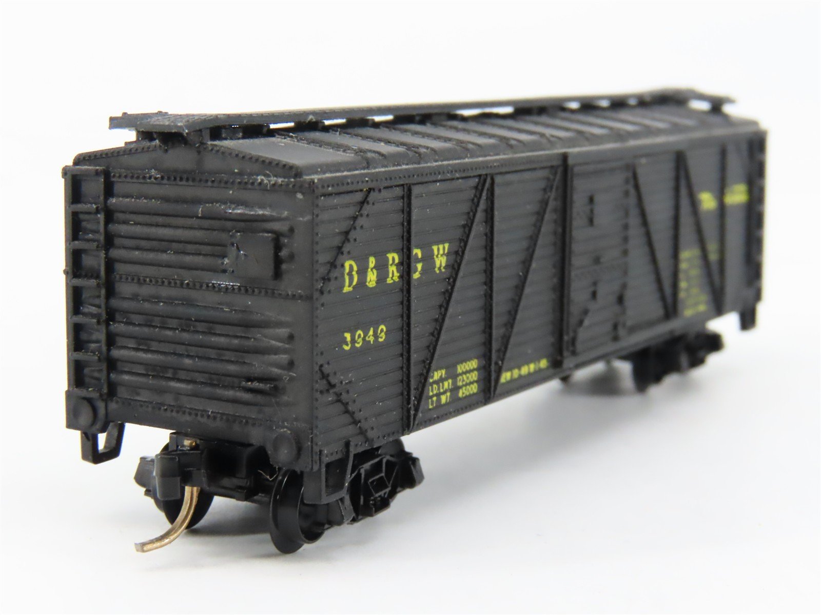 N Scale Bachmann 53-1000-69 D&RGW Rio Grande Railroad 41' Steel Box Car #3949