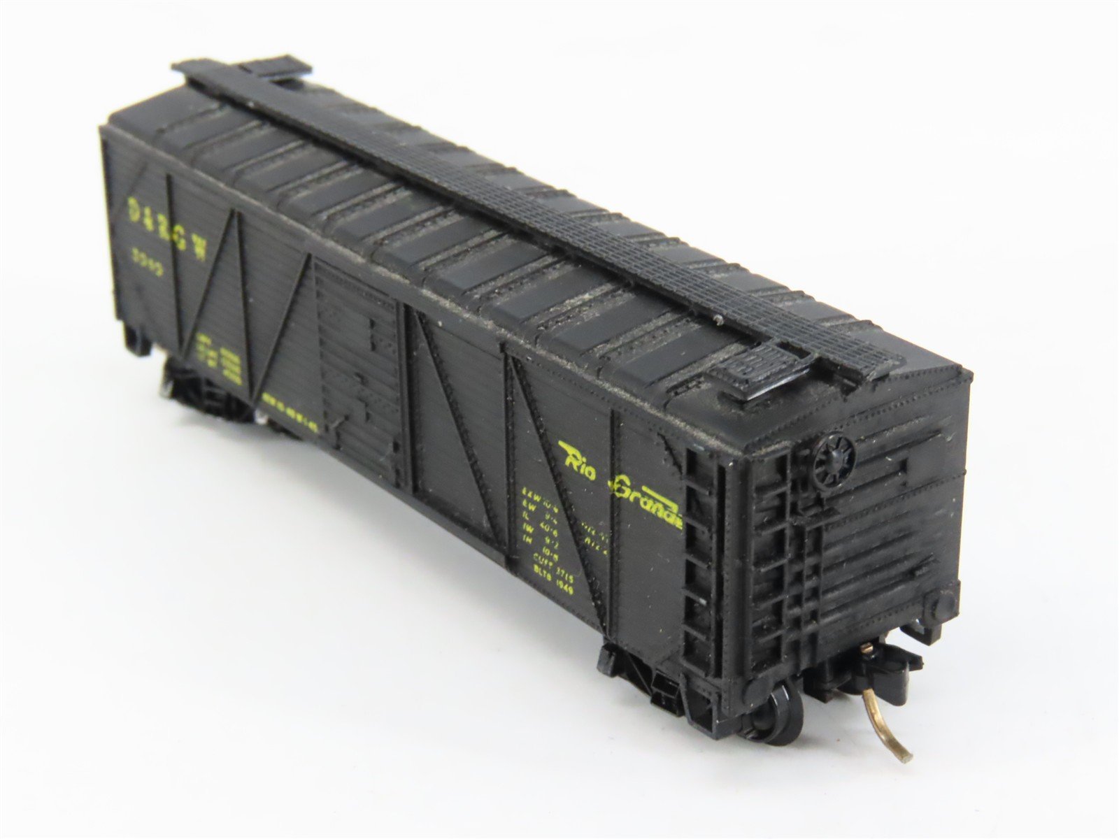 N Scale Bachmann 53-1000-69 D&RGW Rio Grande Railroad 41' Steel Box Car #3949