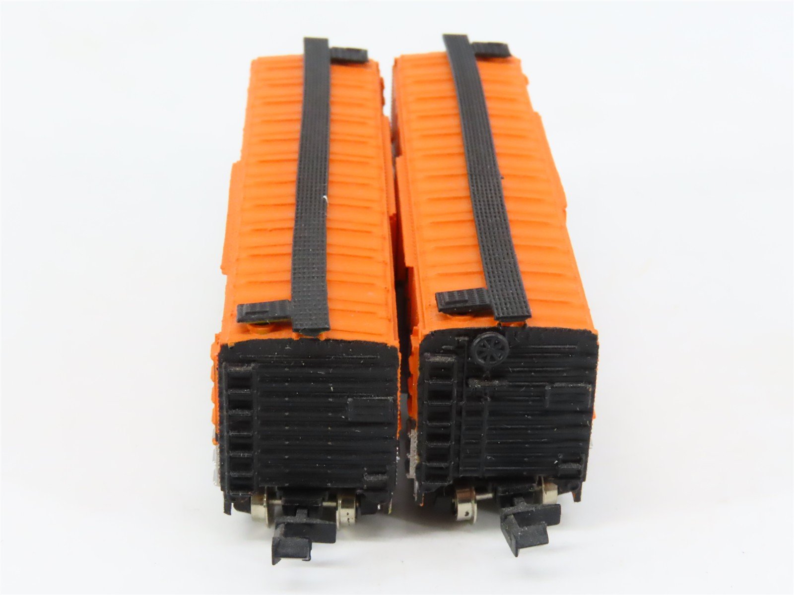 LOT of 2 N Scale Bachmann 53-1000-69 D&RGW Rio Grande 41' Steel Box Car #60066