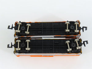 LOT of 2 N Scale Bachmann 53-1000-69 D&RGW Rio Grande 41' Steel Box Car #60066