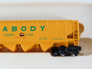 LOT of 2 N Scale Bachmann 53-1033-88 PSL Peabody Short Line 4-Bay Hopper #6687
