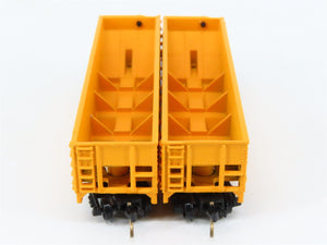 LOT of 2 N Scale Bachmann 53-1033-88 PSL Peabody Short Line 4-Bay Hopper #6687