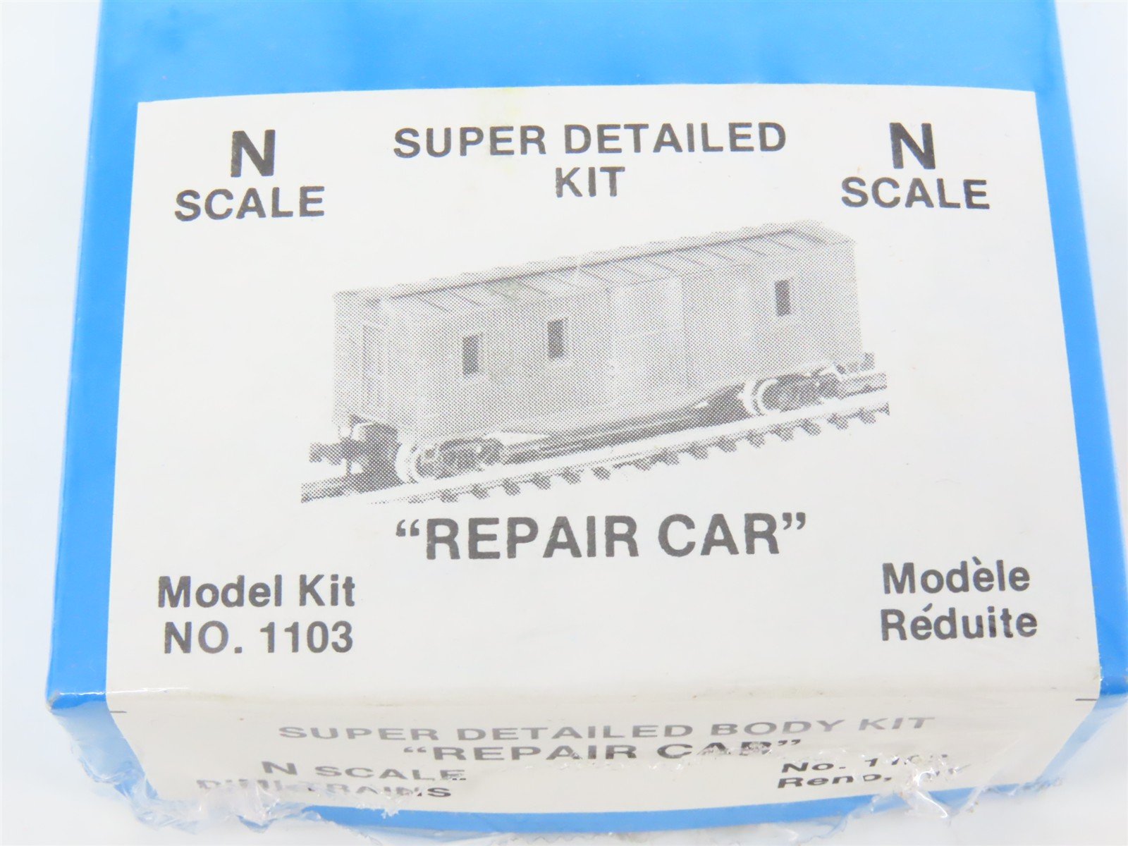 N Scale Dimi-Trains Kit 1103 Undecorated Repair Car - Sealed